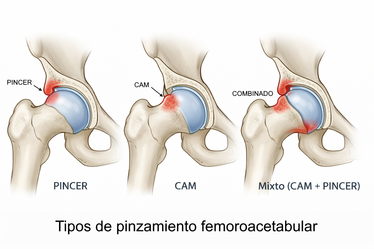Pinzamiento femoroacetabular mixto