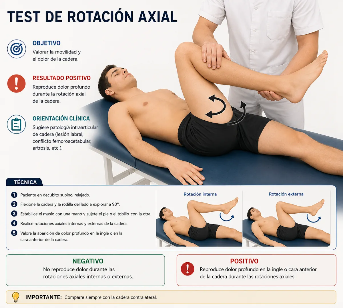 Test de rotación axial