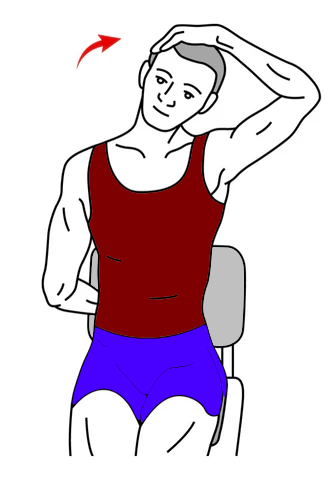 Estiramiento de trapecio