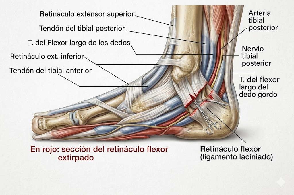 Anatomía del túnel tarsiano