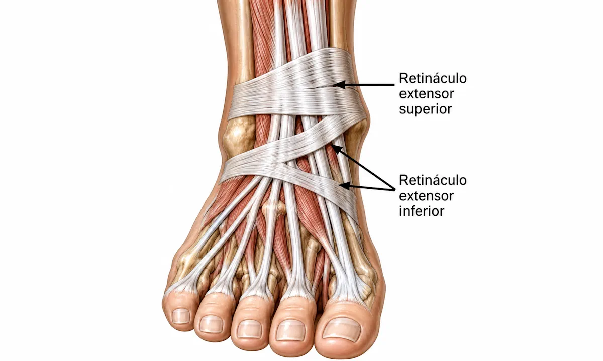 Retináculo extensor inferior