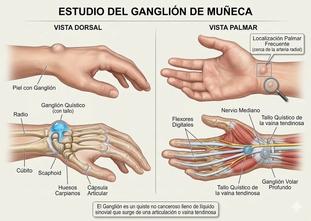 Ganglión en la muñeca