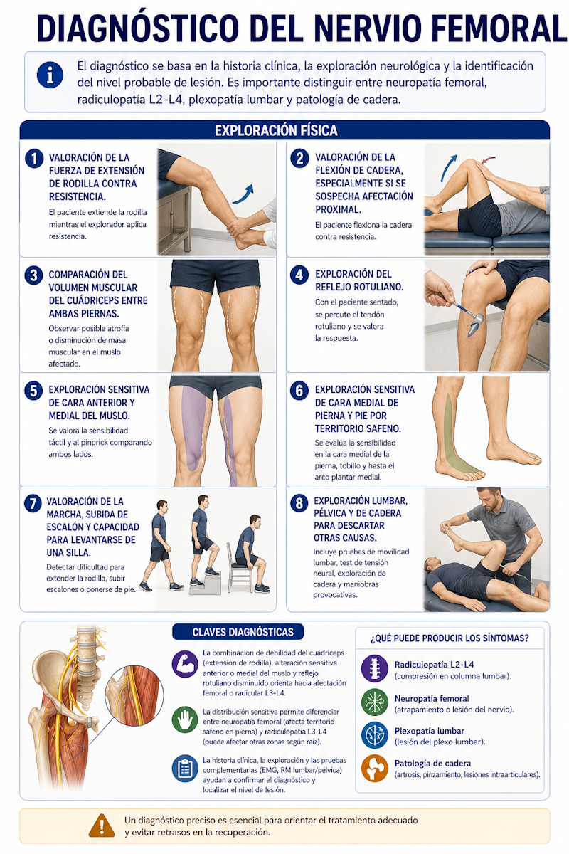 Sintomatologia del nervio femoral