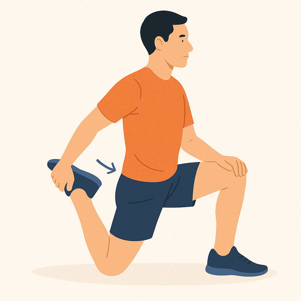rodilla en el suelo