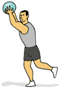 Lunge con balón