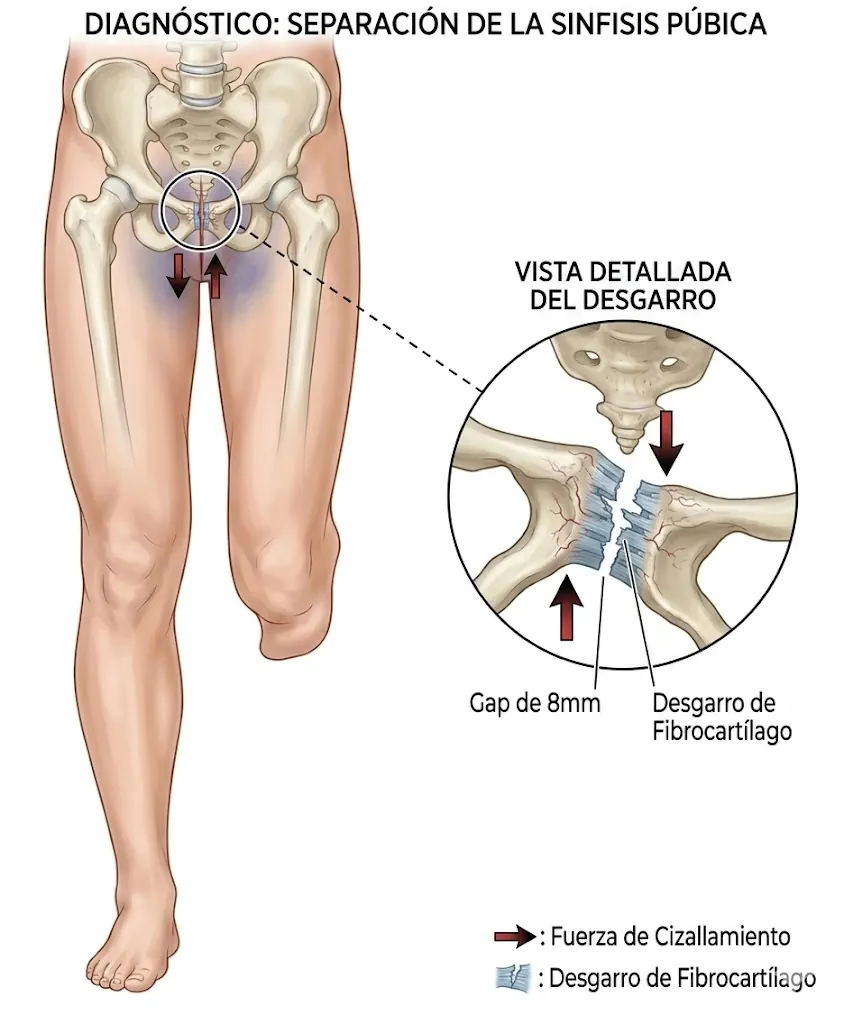Carrera de velocidad y pubalgia