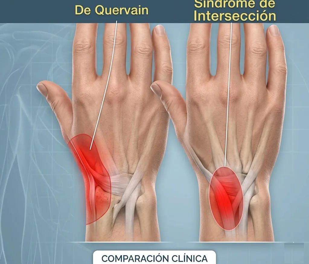 Localización del dolor en síndrome de intersección
