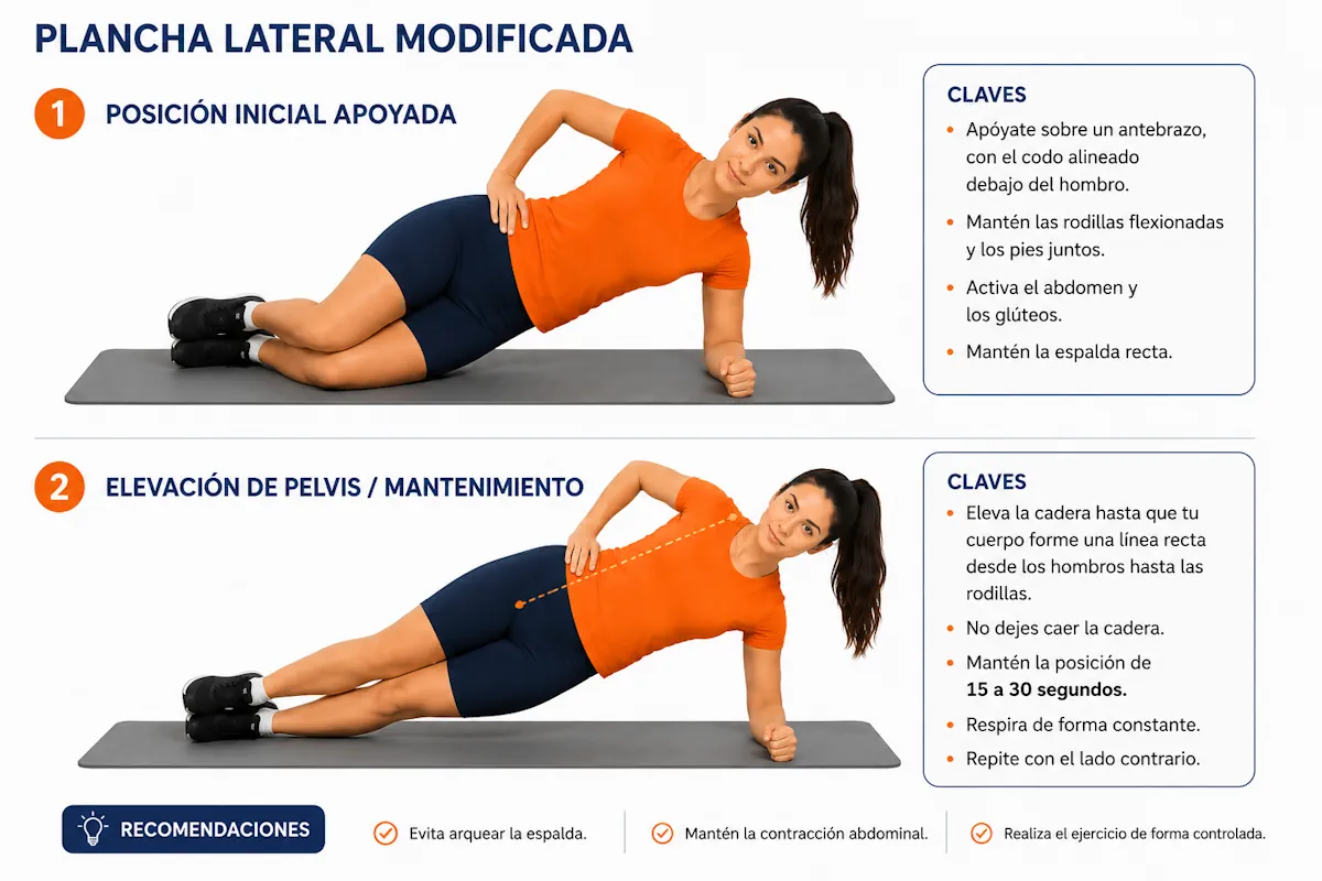 Plancha lateral modificada