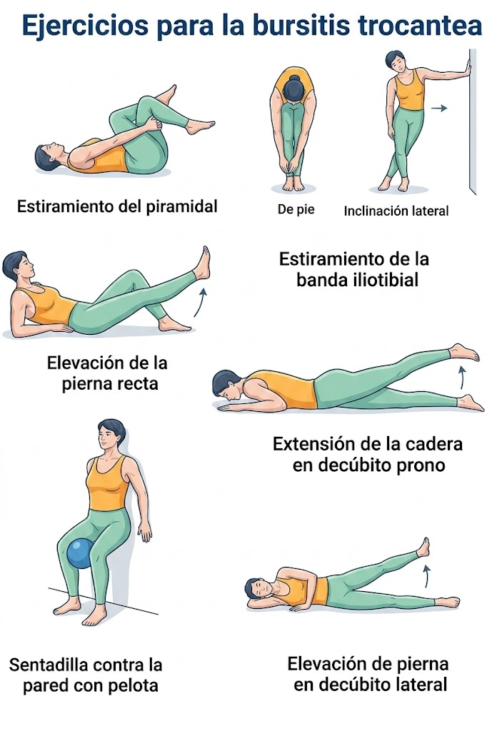 Ejercicios para bursitis trocantérea