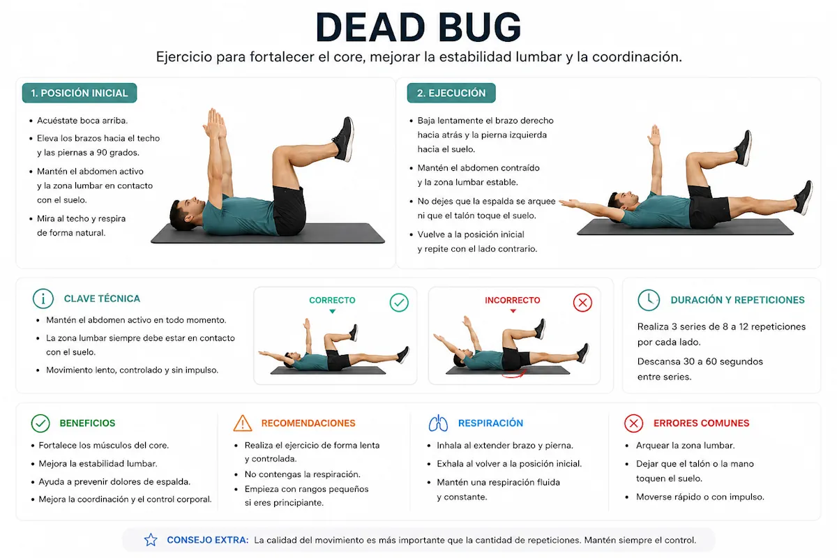 Ejercicio dead bug