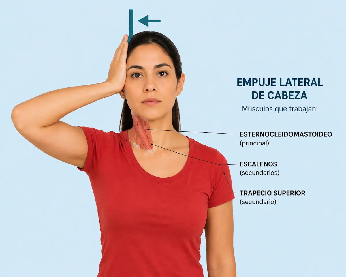 Isométrico lateral derecho cervical