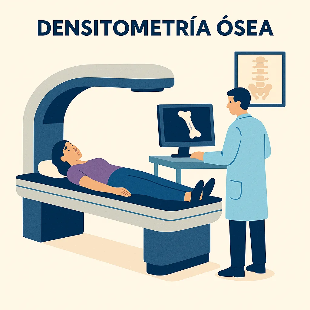 Densitometría ósea para el diagnóstico de osteoporosis