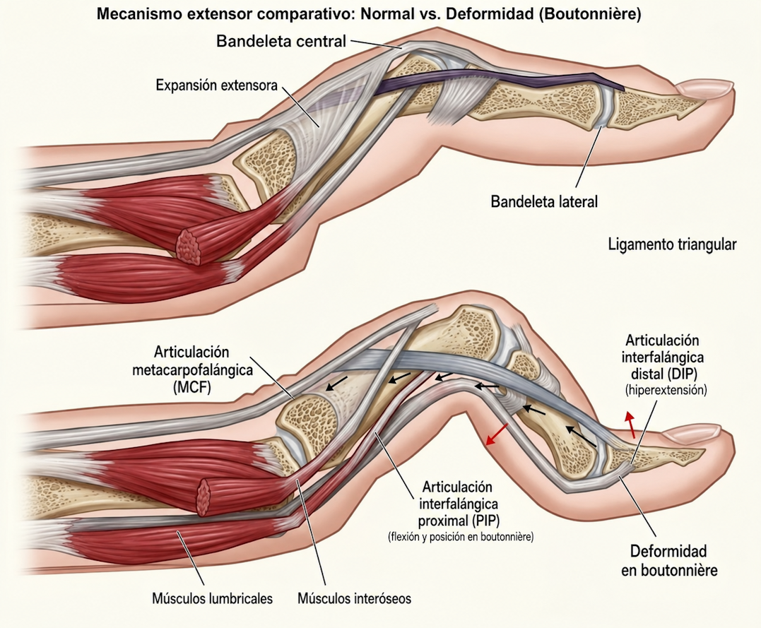 Aparato extensor de los dedos de la mano
