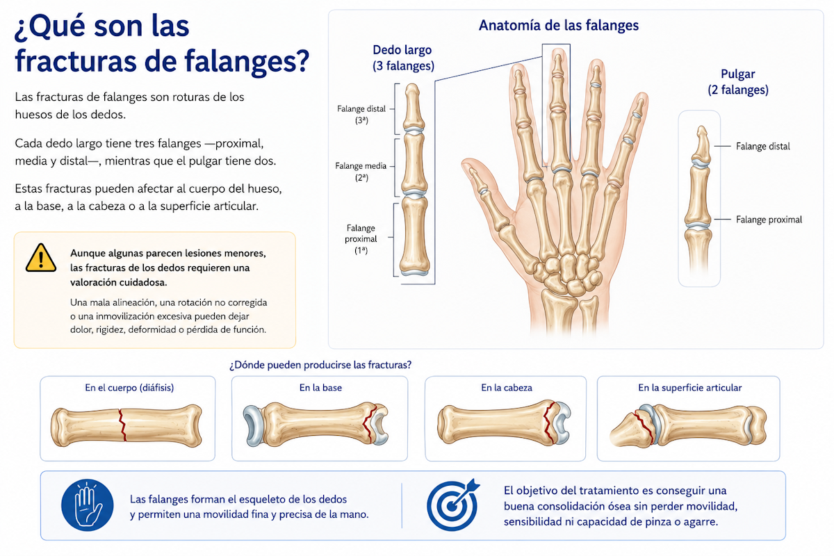 Fracturas de falanges de los dedos de la mano