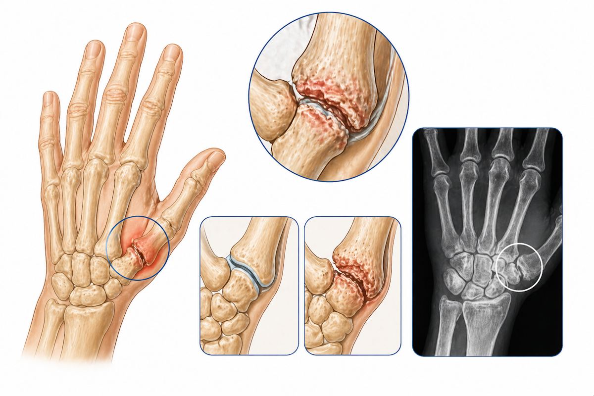 Rizartrosis o artrosis de la base del pulgar