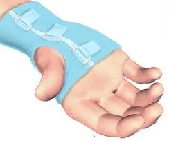 Férula de muñeca para medidas preventivas