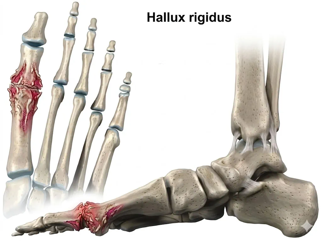Hallux rigidus con artrosis de la primera articulación metatarsofalángica