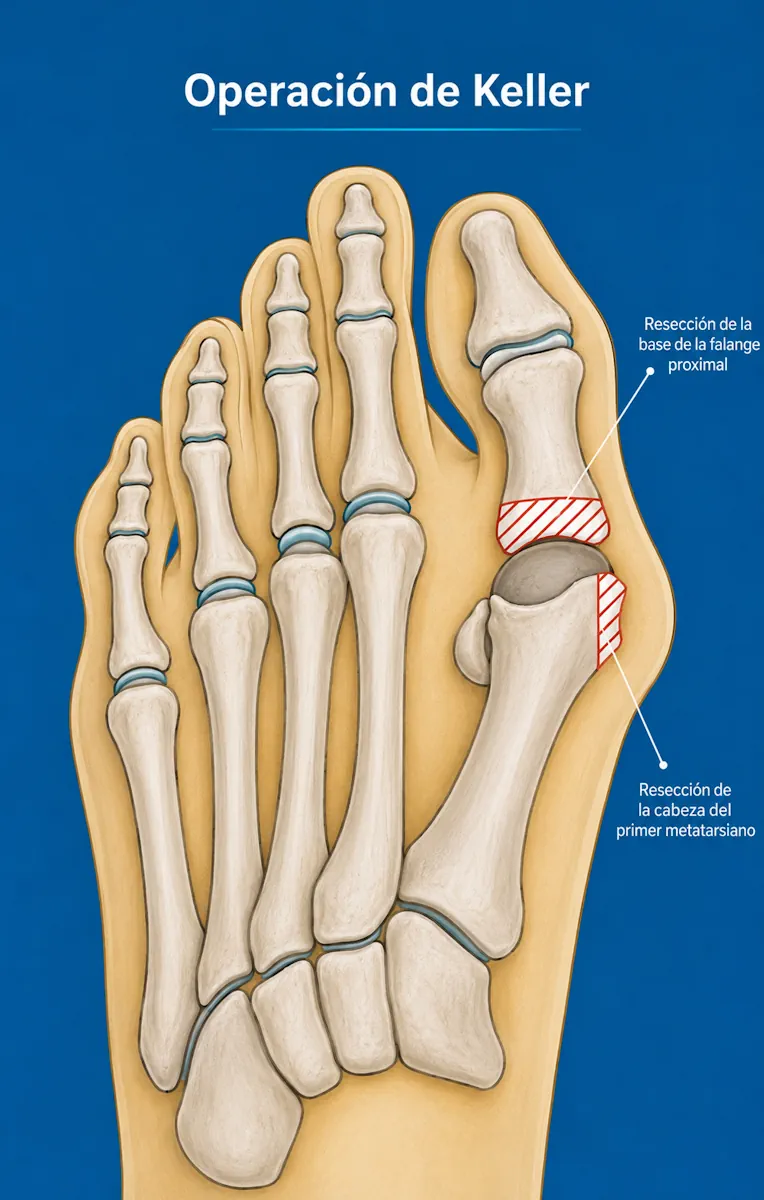 Cirugía de hallux valgus