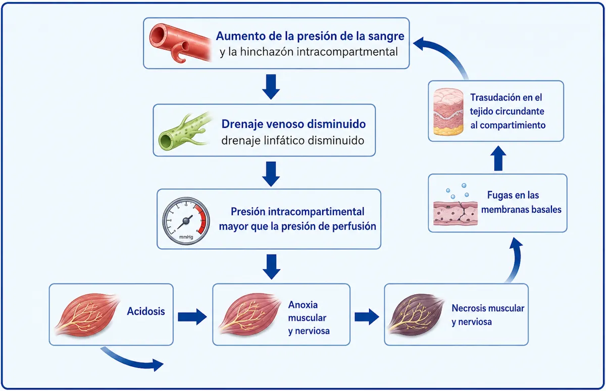 Fisiopatología del síndrome compartimental crónico de esfuerzo