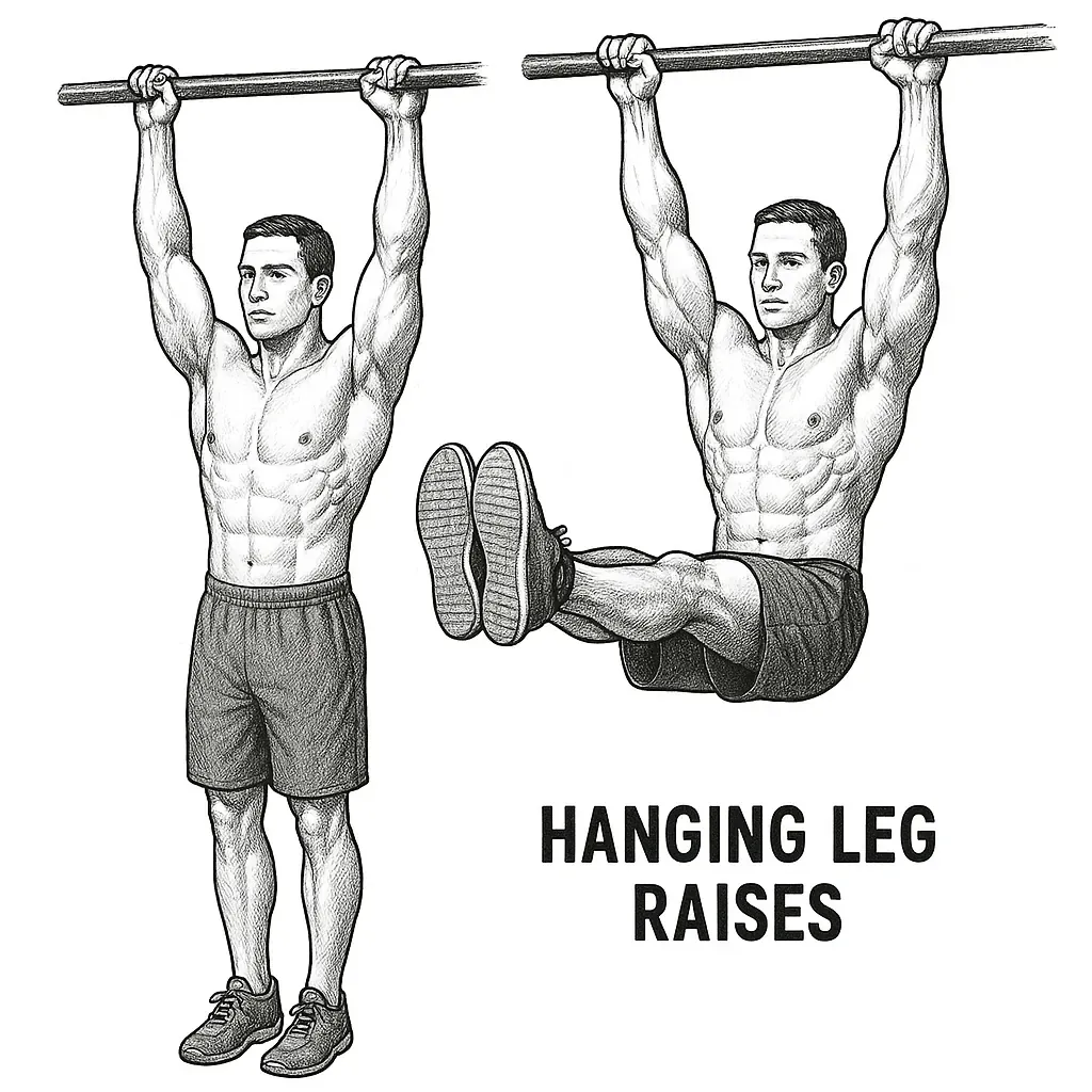 Hanging leg raises