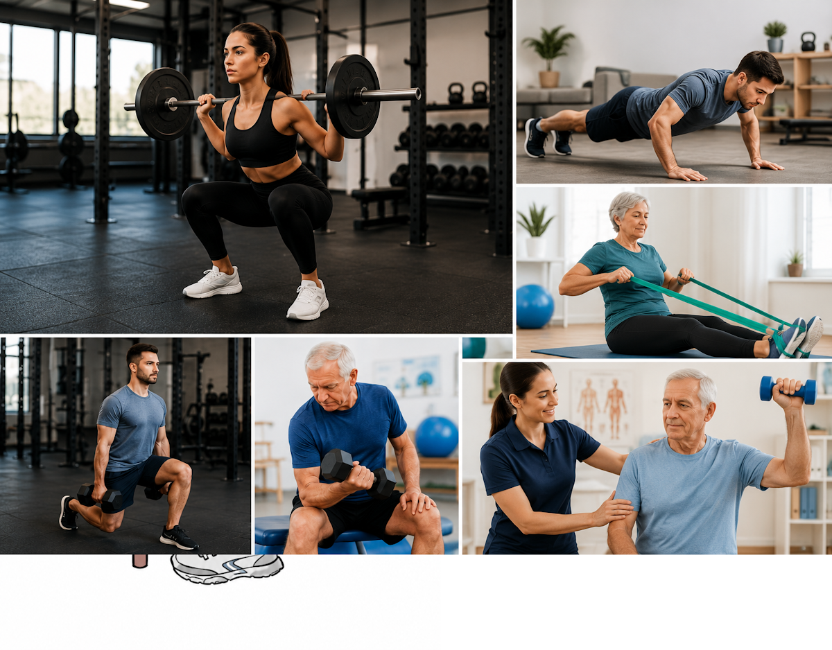 Entrenamiento de fuerza con ejercicios de resistencia
