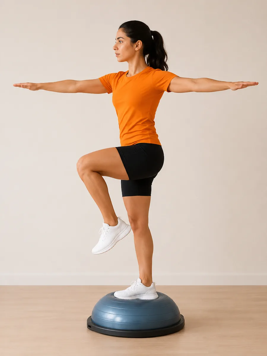 Trabajo propioceptivo con bosu
