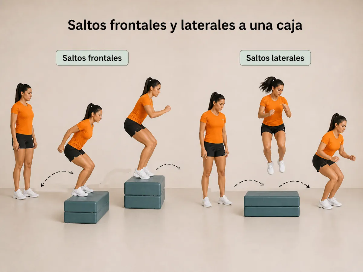 Salto frontal a caja