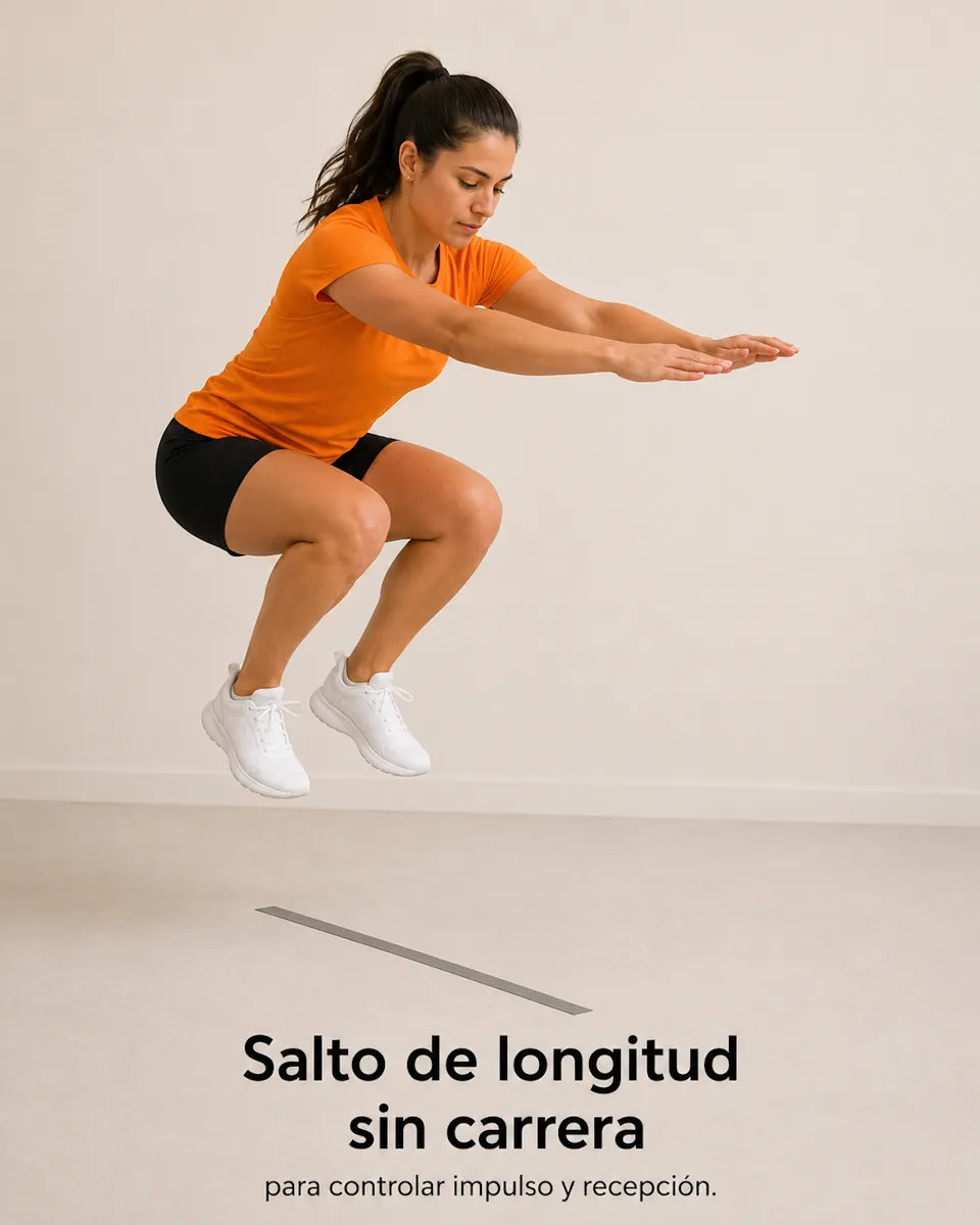 Salto de longitud sin carrera