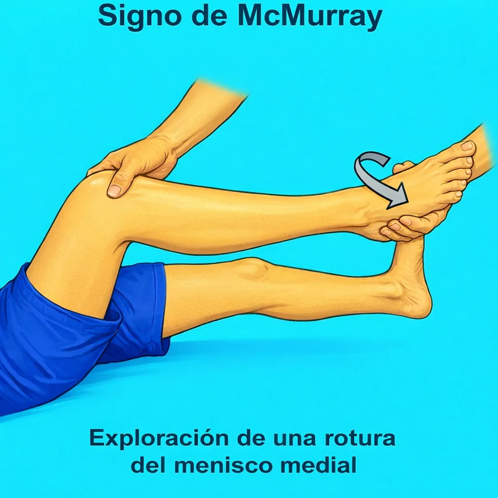 Signo de McMurray para el menisco medial