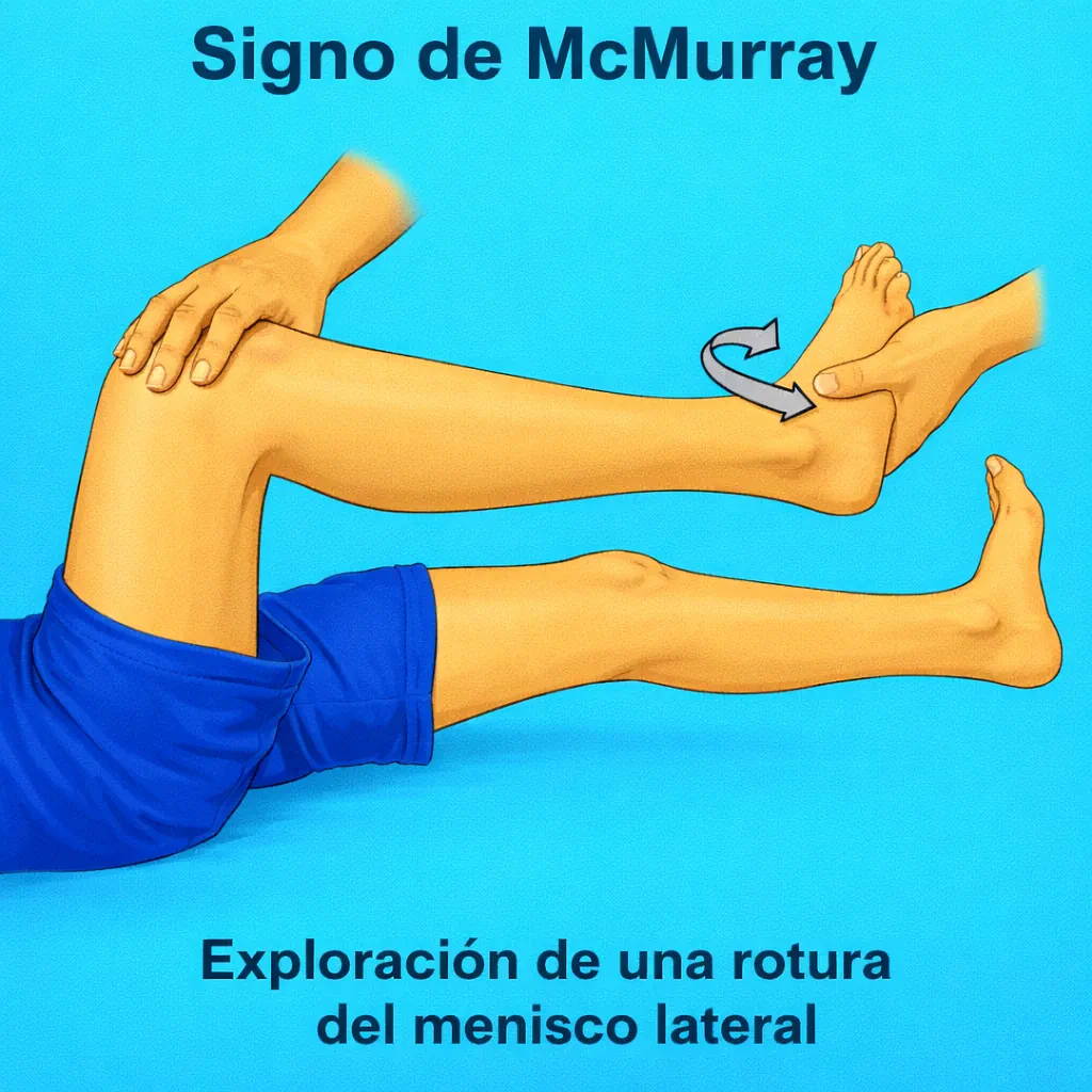 Signo de McMurray para el menisco lateral