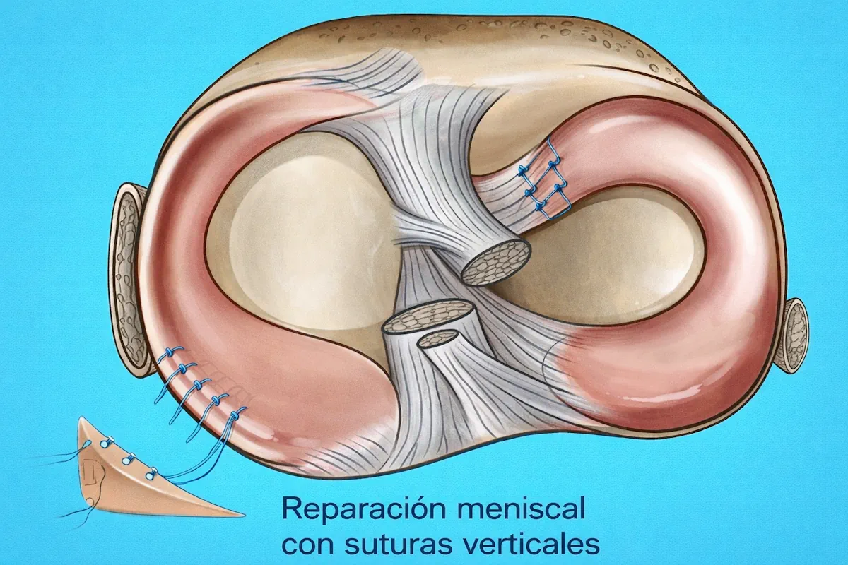 Reparación meniscal
