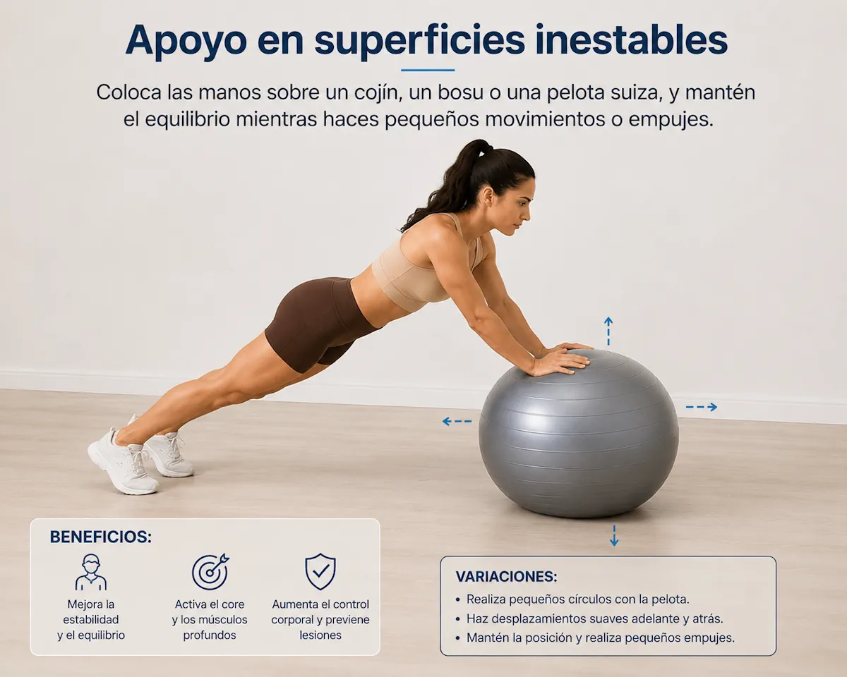 Apoyo inestable de miembro superior
