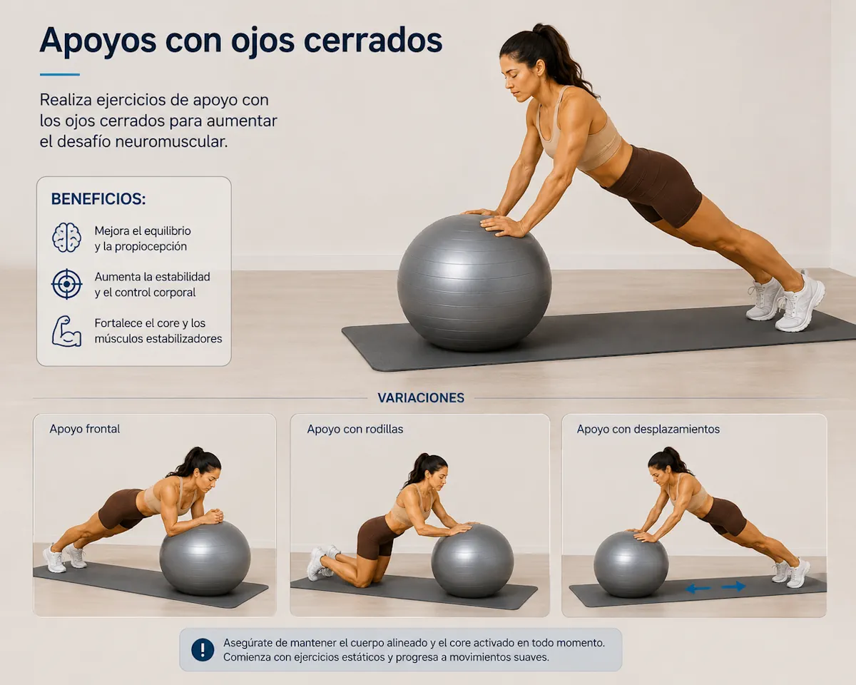 Ejercicio propioceptivo del brazo