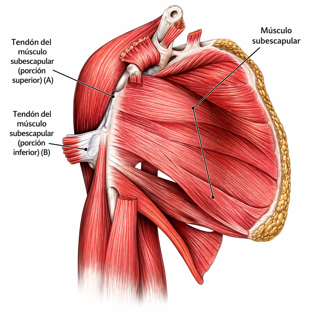 Lesión del tendón subescapular