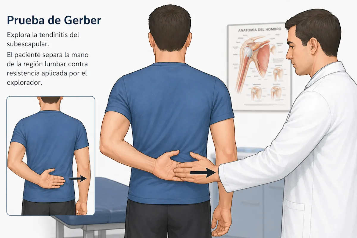Prueba de Gerber para el subescapular