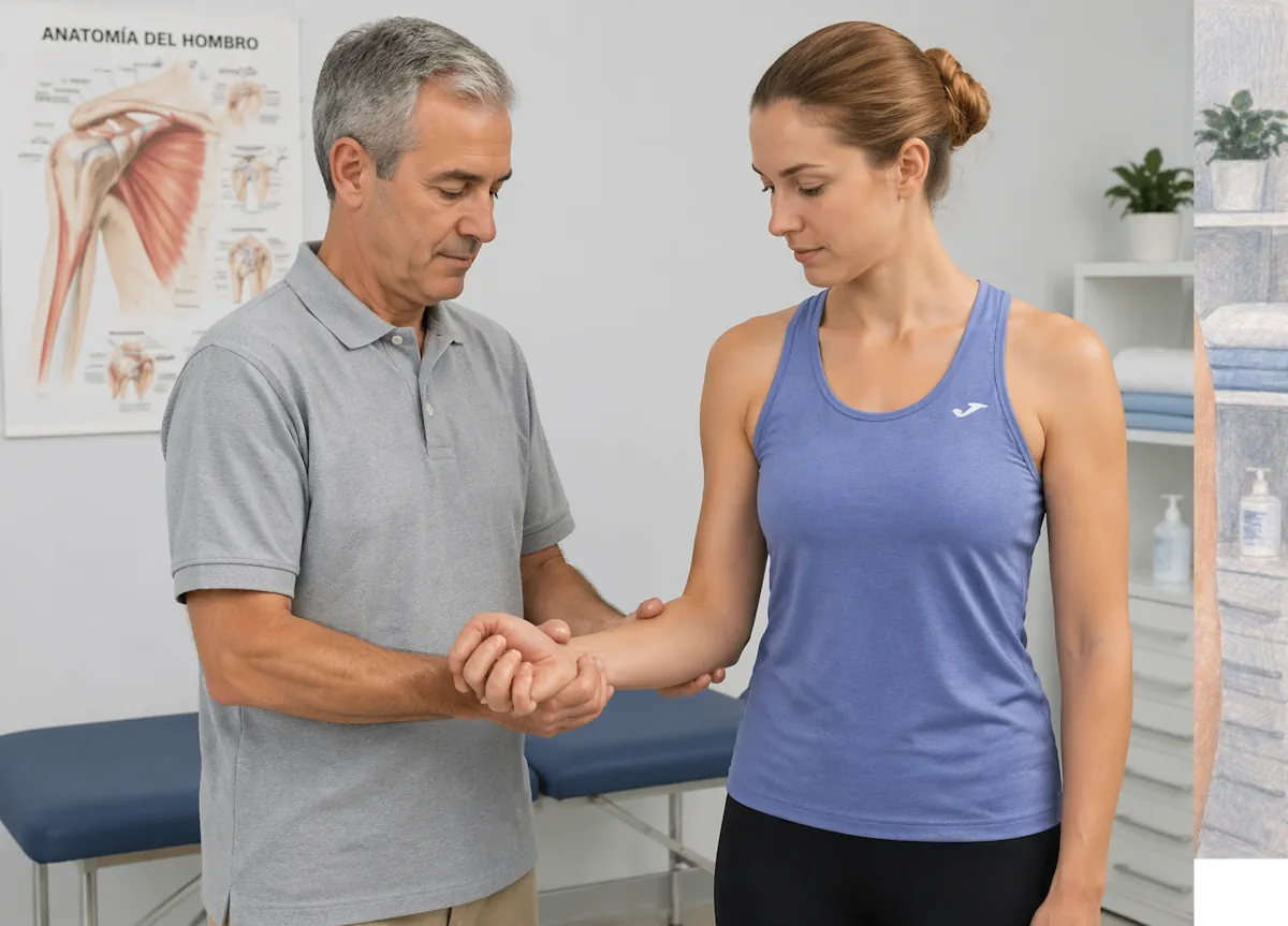 Prueba 1 del subescapular (prueba de Gerber)
