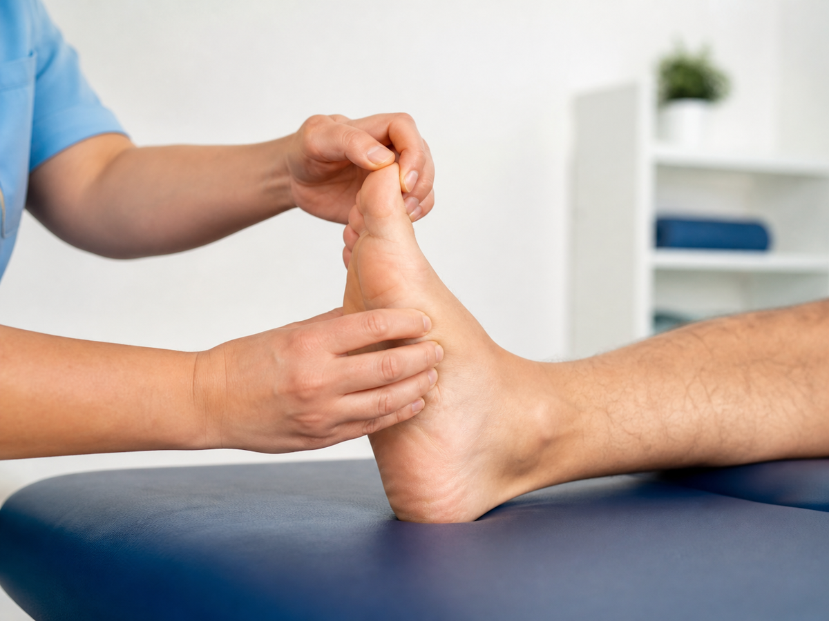 Ejercicio isométrico de flexión del dedo gordo