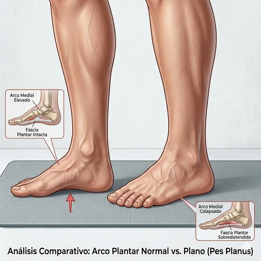 Prueba de deformidad del arco medial